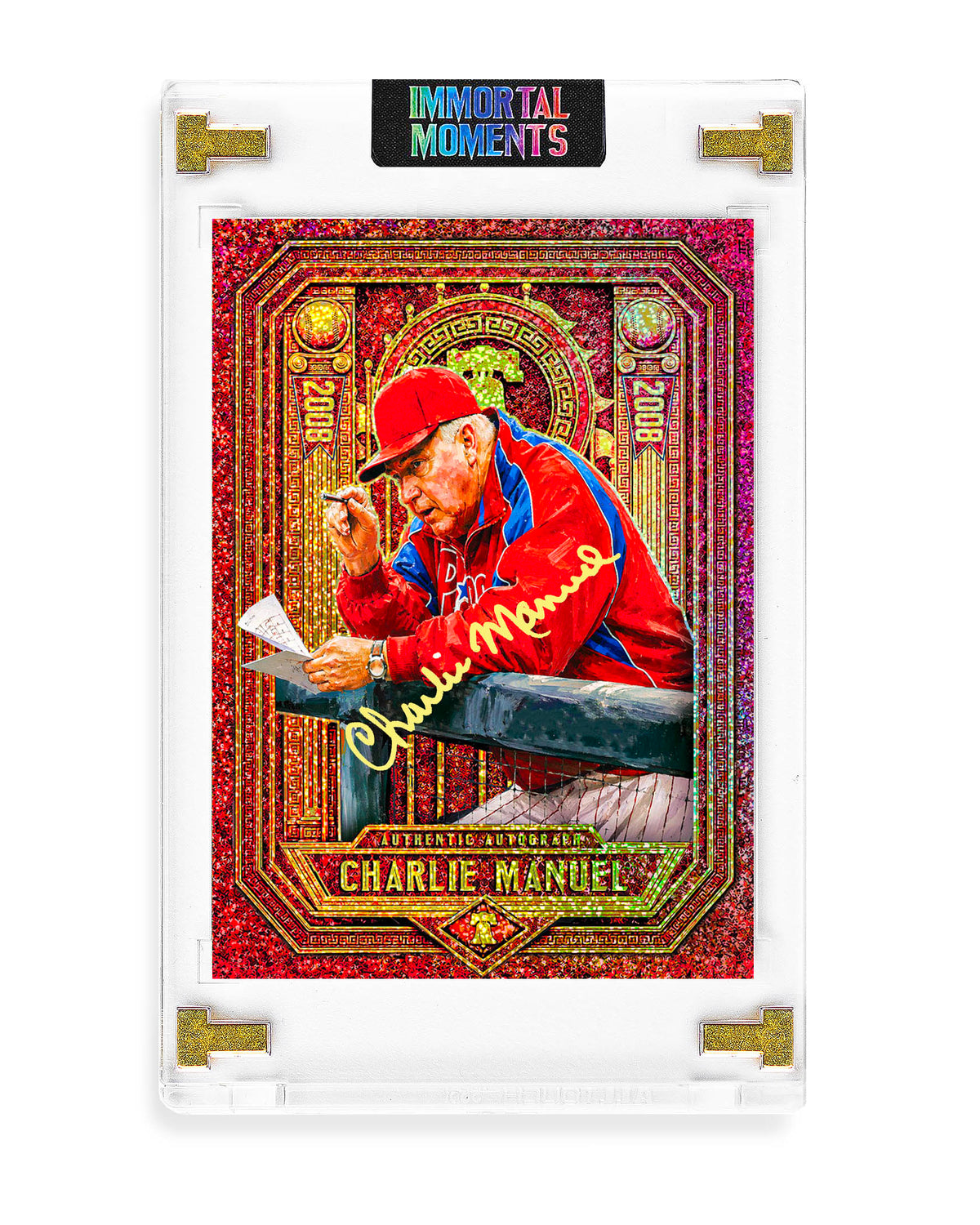 IMMORTAL MOMENTS™ CHARLIE MANUEL "UNCLE CHARLIE" FOREVER 08 SERIES COLLECTIBLE