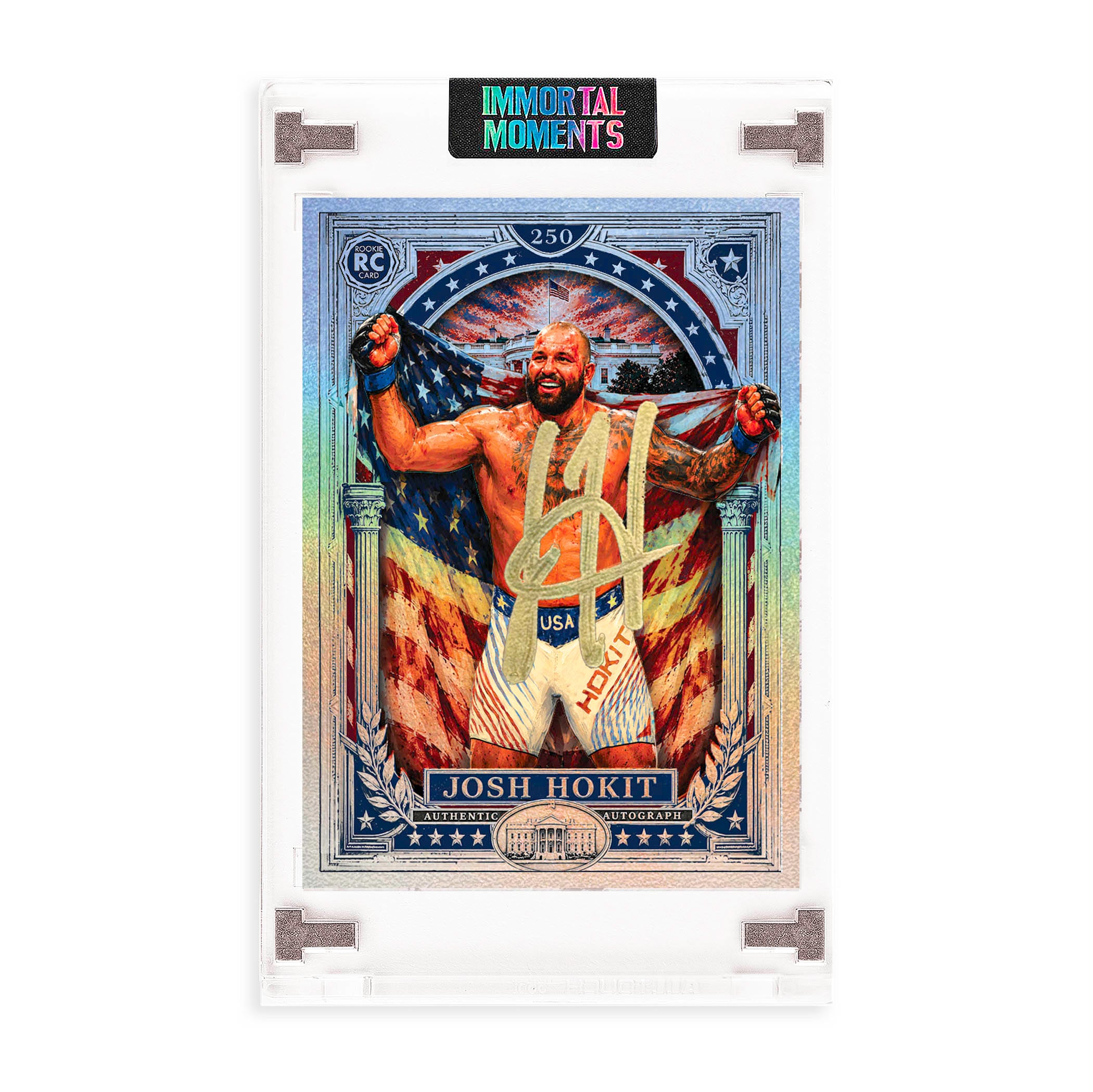 IMMORTAL MOMENTS™ "Freedom Forged" Josh Hokit Autograph Collectible