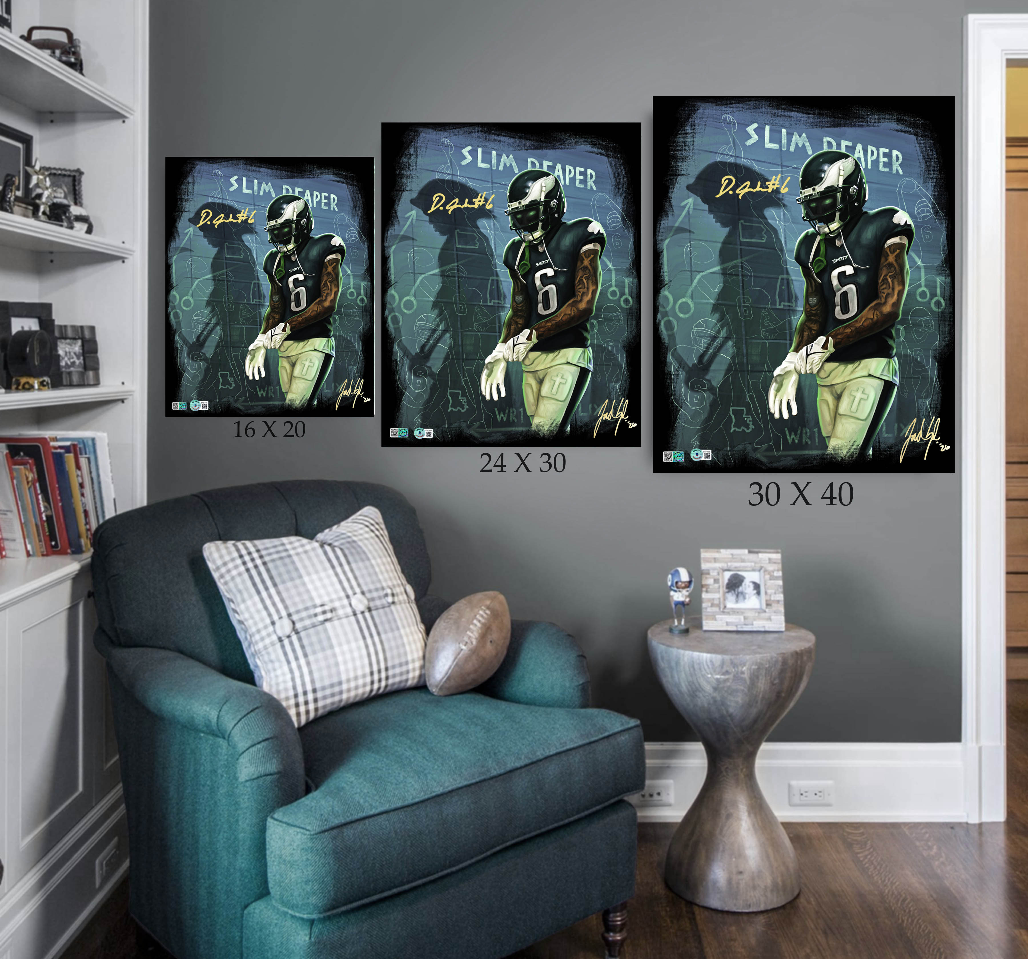Devonta Smith "PHANTOM SIX" Artist X Athlete Dual Autograph | Pre-Sale Opportunity