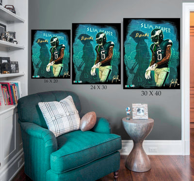 Devonta Smith "PHANTOM SIX" Artist X Athlete Dual Autograph | Pre-Sale Opportunity