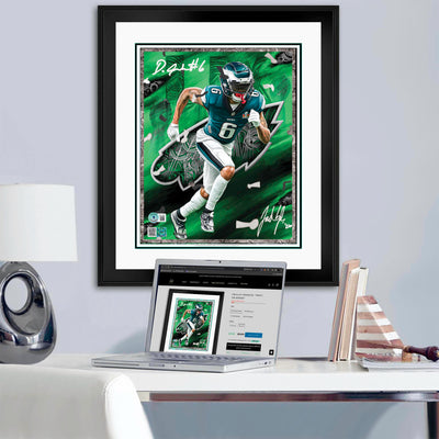 Devonta Smith "SMITTY" LIX Champ Artist X Athlete Dual Autograph | Pre-Sale Opportunity