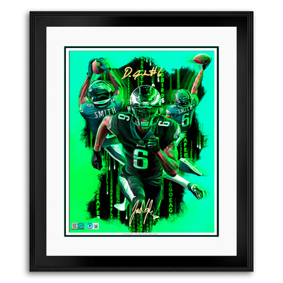 Devonta Smith "KEEP PUSHING" Artist X Athlete Dual Autograph | Pre-Sale Opportunity (Copy)