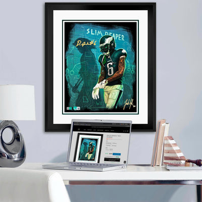 Devonta Smith "PHANTOM SIX" Artist X Athlete Dual Autograph | Pre-Sale Opportunity