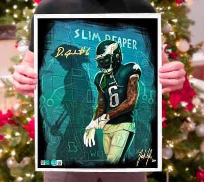 Devonta Smith "PHANTOM SIX" Artist X Athlete Dual Autograph | Pre-Sale Opportunity