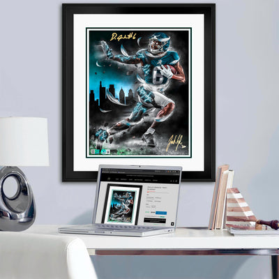 Devonta Smith "SLIM REAPER LEGACY" Artist X Athlete Dual Autograph | Pre-Sale Opportunity (Copy) (Copy)