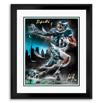 Devonta Smith "SLIM REAPER LEGACY" Artist X Athlete Dual Autograph | Pre-Sale Opportunity (Copy) (Copy)