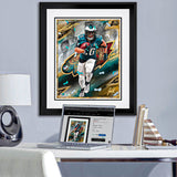 Saquon Barkley LIX Champion Artist X Athlete Dual Autograph - Pre Order Opportunity