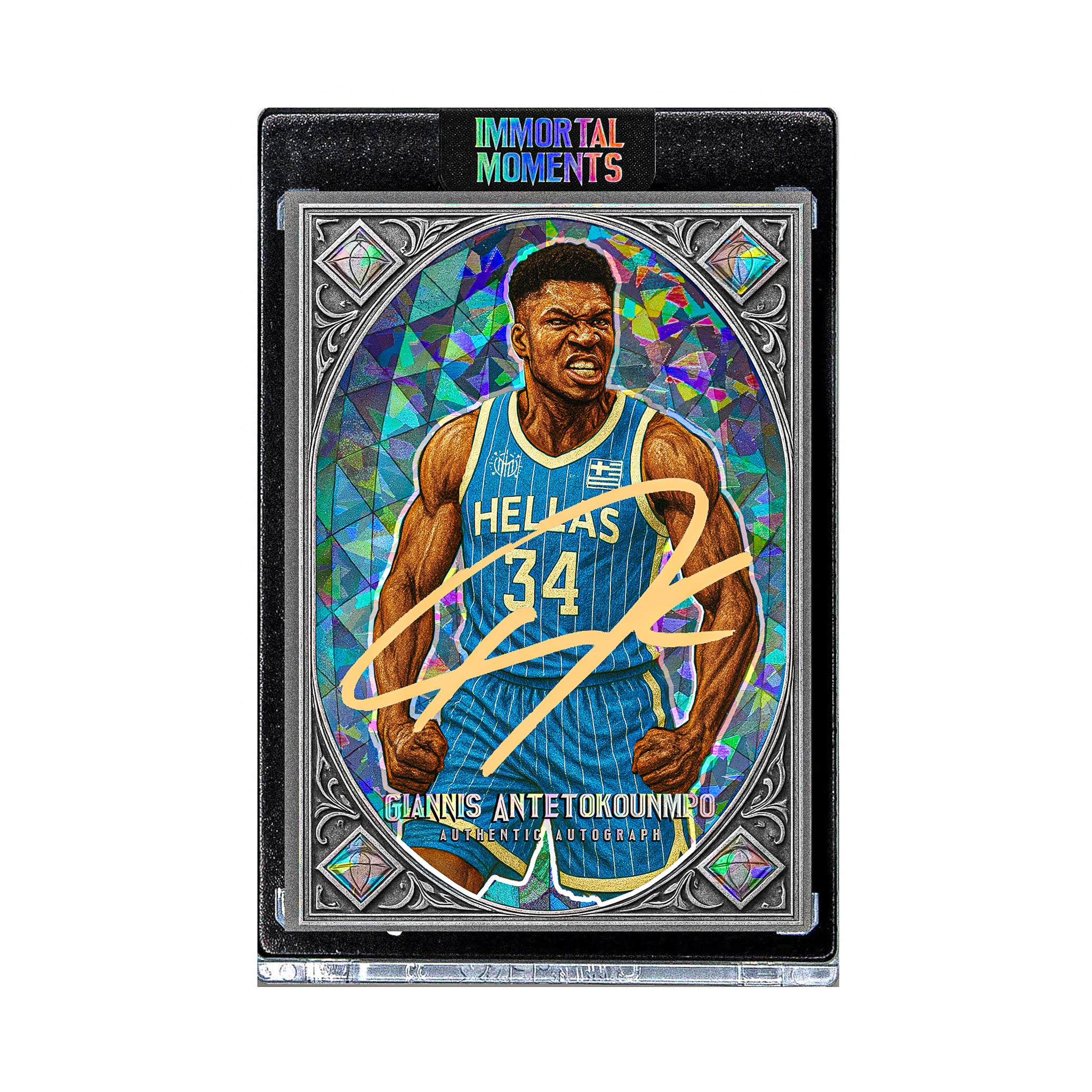 rare giannis antetokounmpo cards Immortal National Gems Giannis Antetokounmpo Collectible