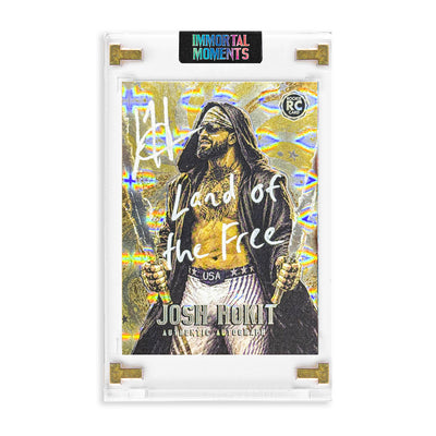 IMMORTAL MOMENTS™ "Stars & Strikes" Josh Hokit Autograph Collectible