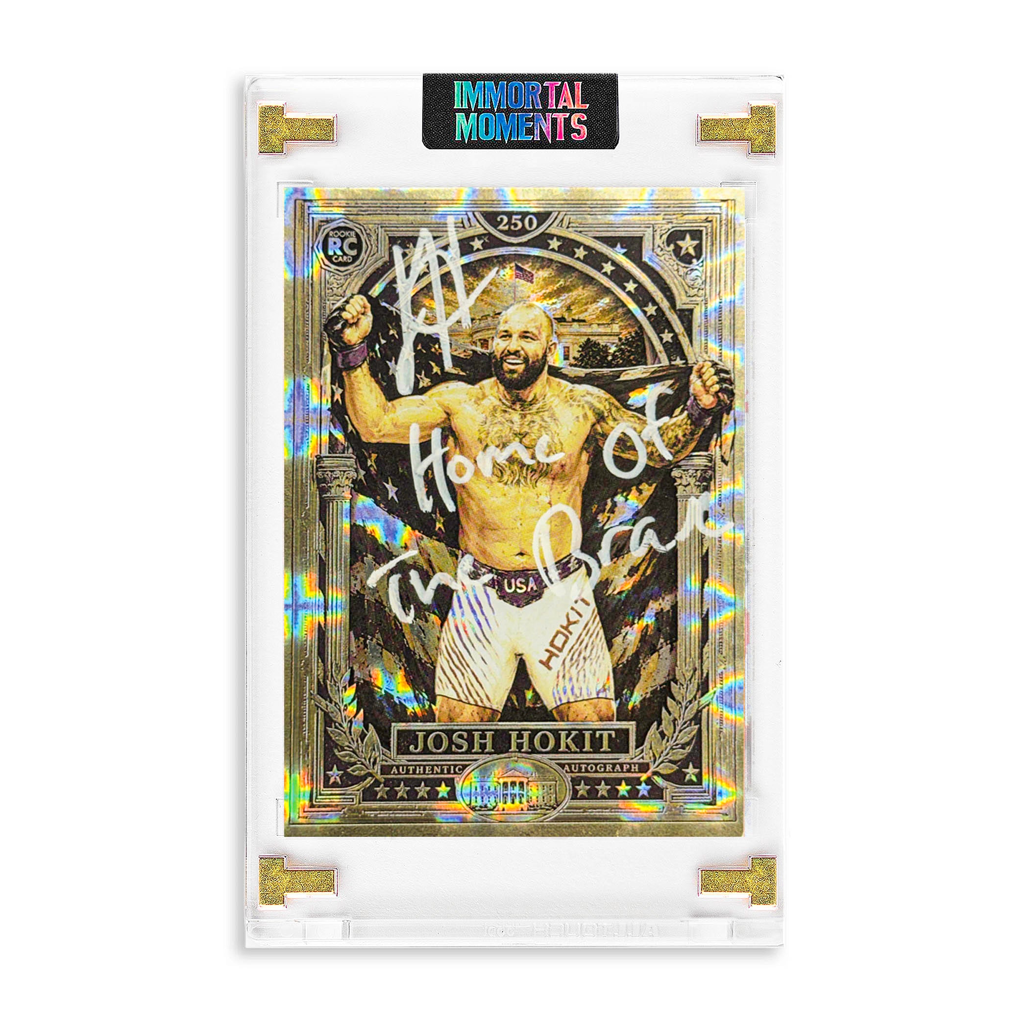 IMMORTAL MOMENTS™ "Freedom Forged" Josh Hokit Autograph Collectible