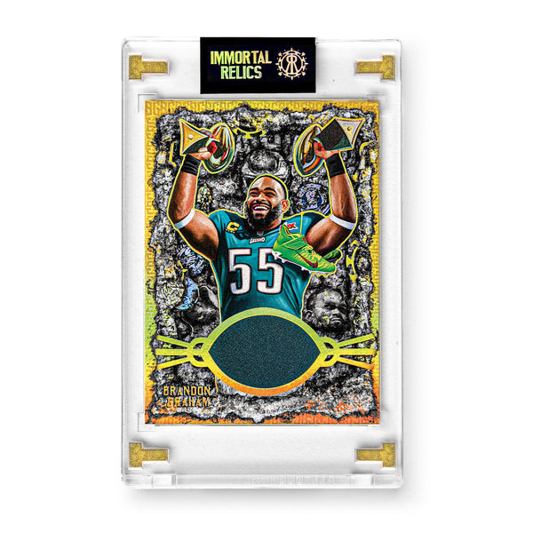 BRANDON GRAHAM "FOREVER 55" GAME WORN LIX RELIC COLLECTIBLE