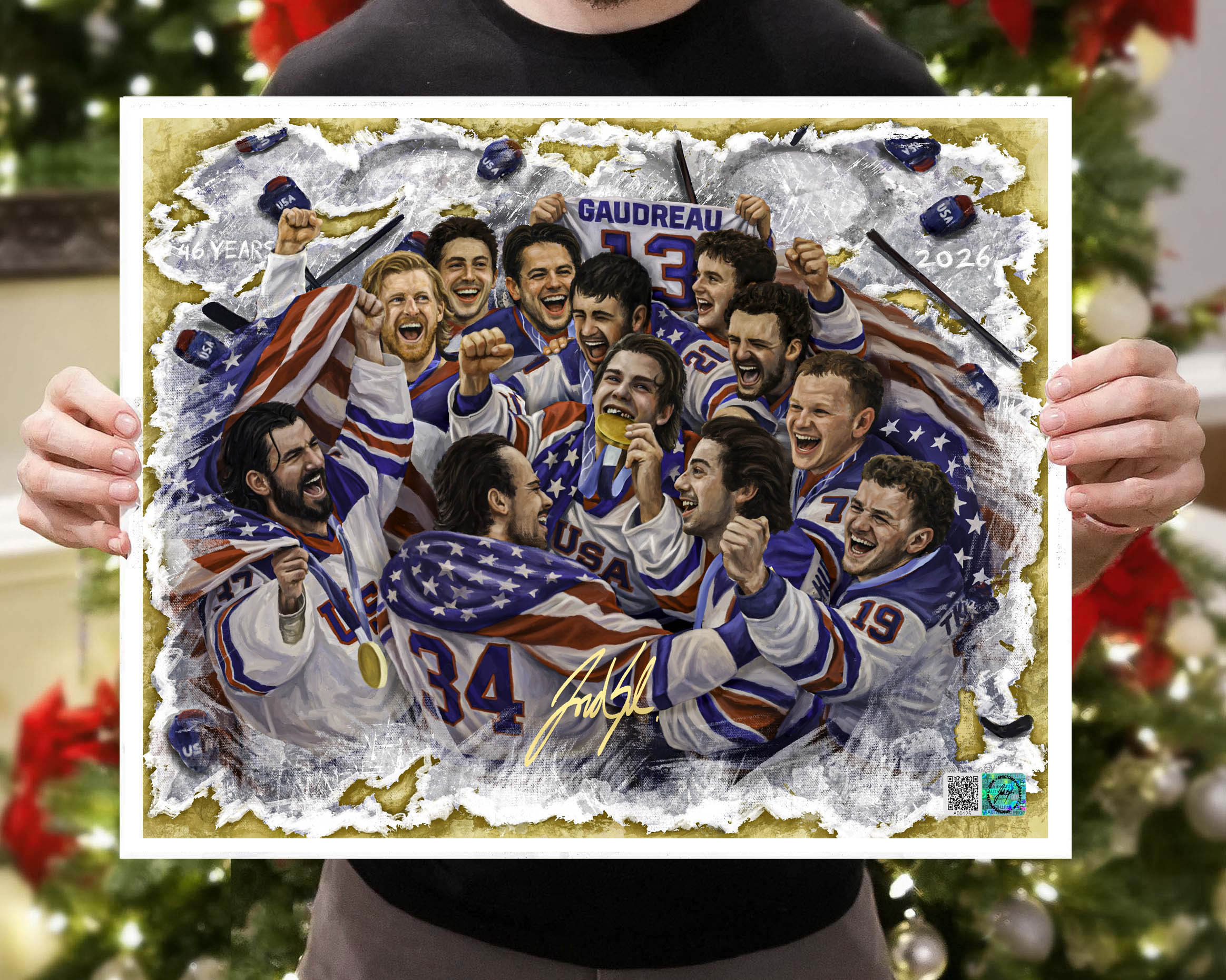 USA Mens Hockey "United In Gold"