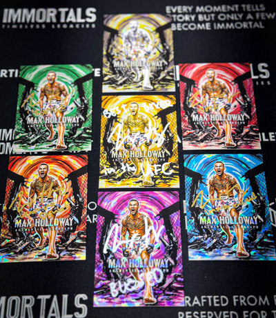 IMMORTAL MOMENTS™ "THROW DOWN" Max Holloway Autograph Collectible