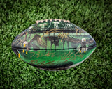 PHILADELPHIA EAGLES "LETS HUNT" 1 OF 1 HAND PAINTED AUTOGRAPHED FOOTBALL