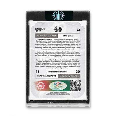 IMMORTAL MOMENTS™ Jihaad Campbell "HOME GROWN" Collectible