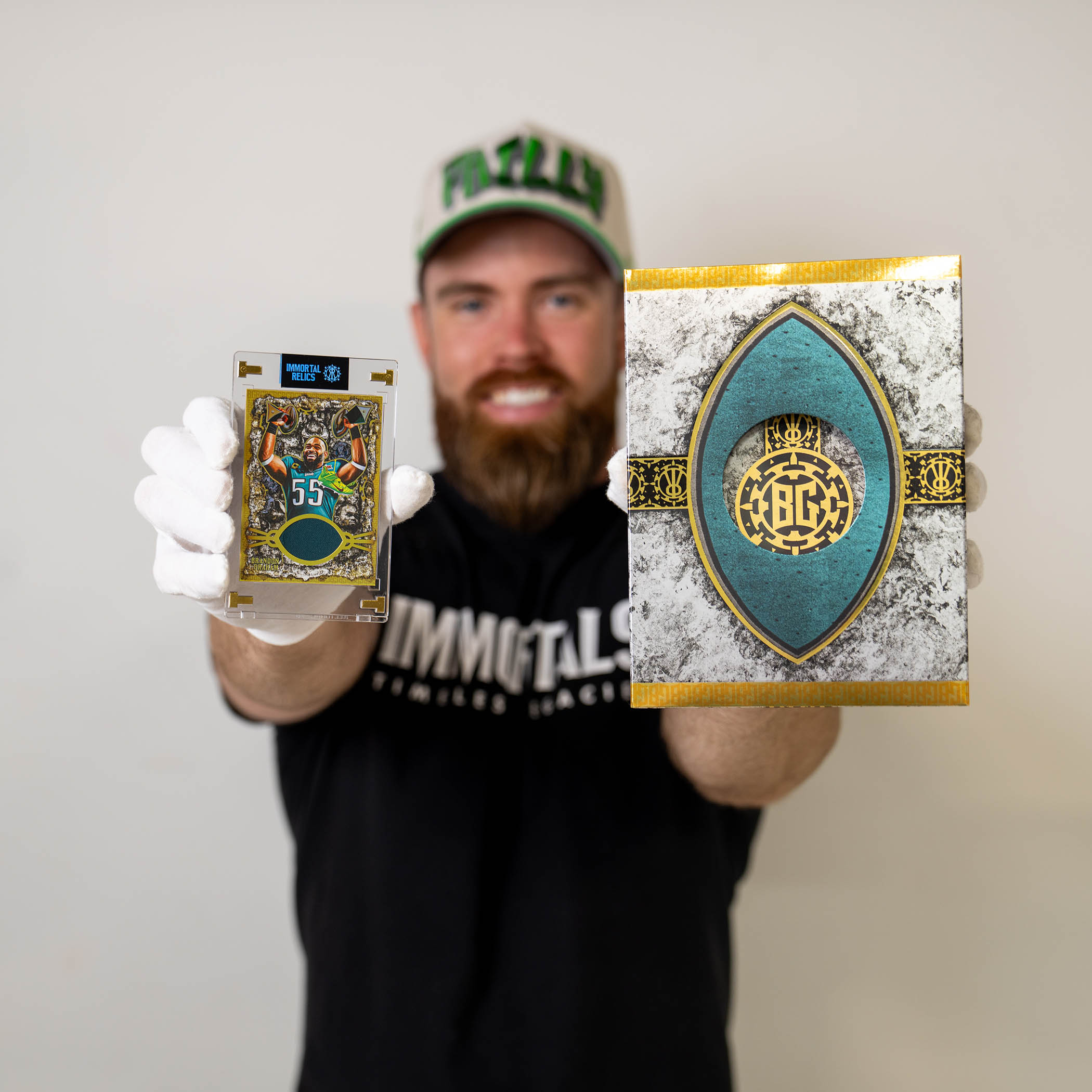 BRANDON GRAHAM "FOREVER 55" GAME WORN LIX RELIC COLLECTIBLE