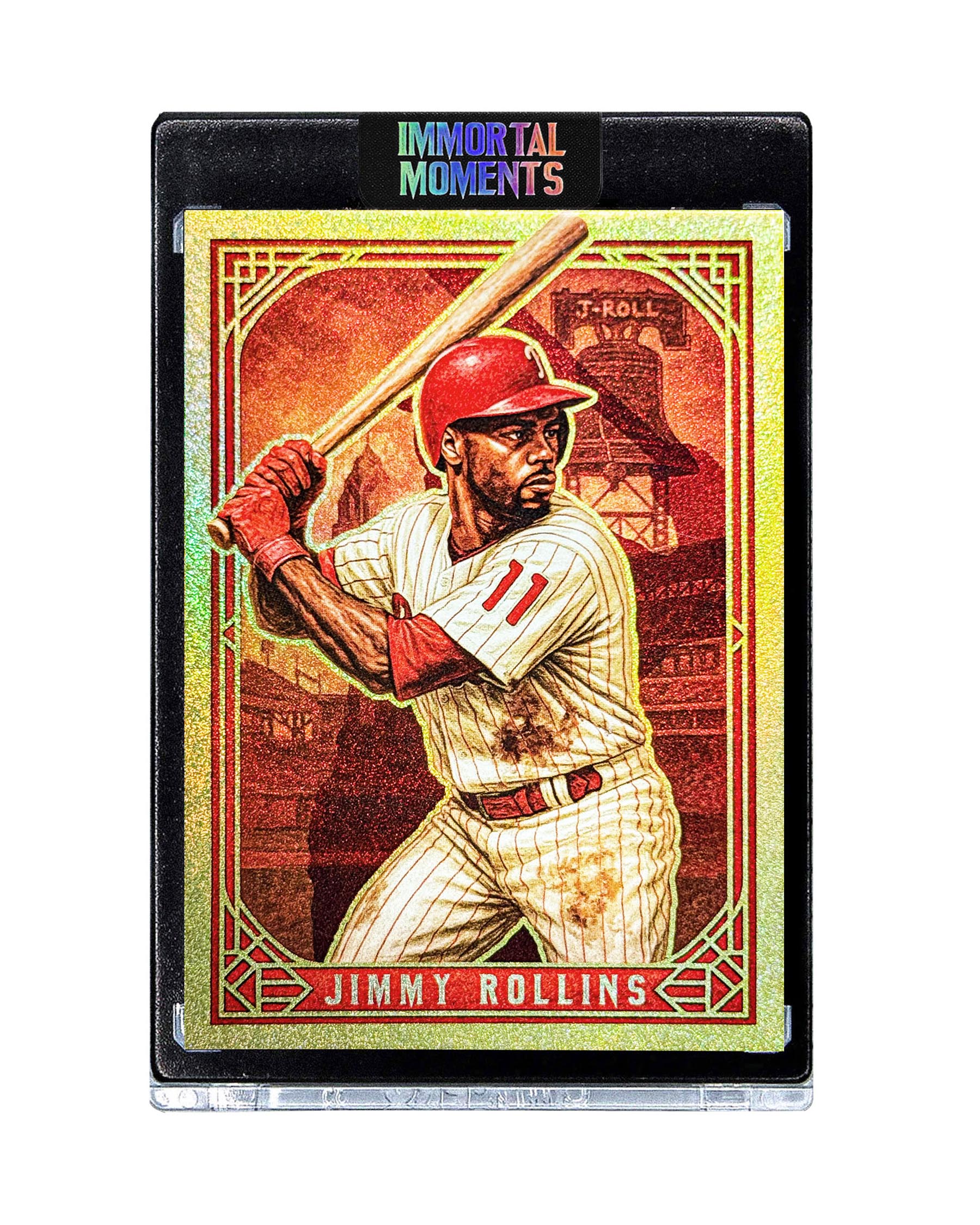IMMORTAL MOMENTS™ JIMMY ROLLINS "SWITCH HIT" COLLECTIBLE