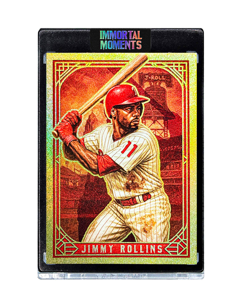 IMMORTAL MOMENTS™ JIMMY ROLLINS "SWITCH HIT" COLLECTIBLE
