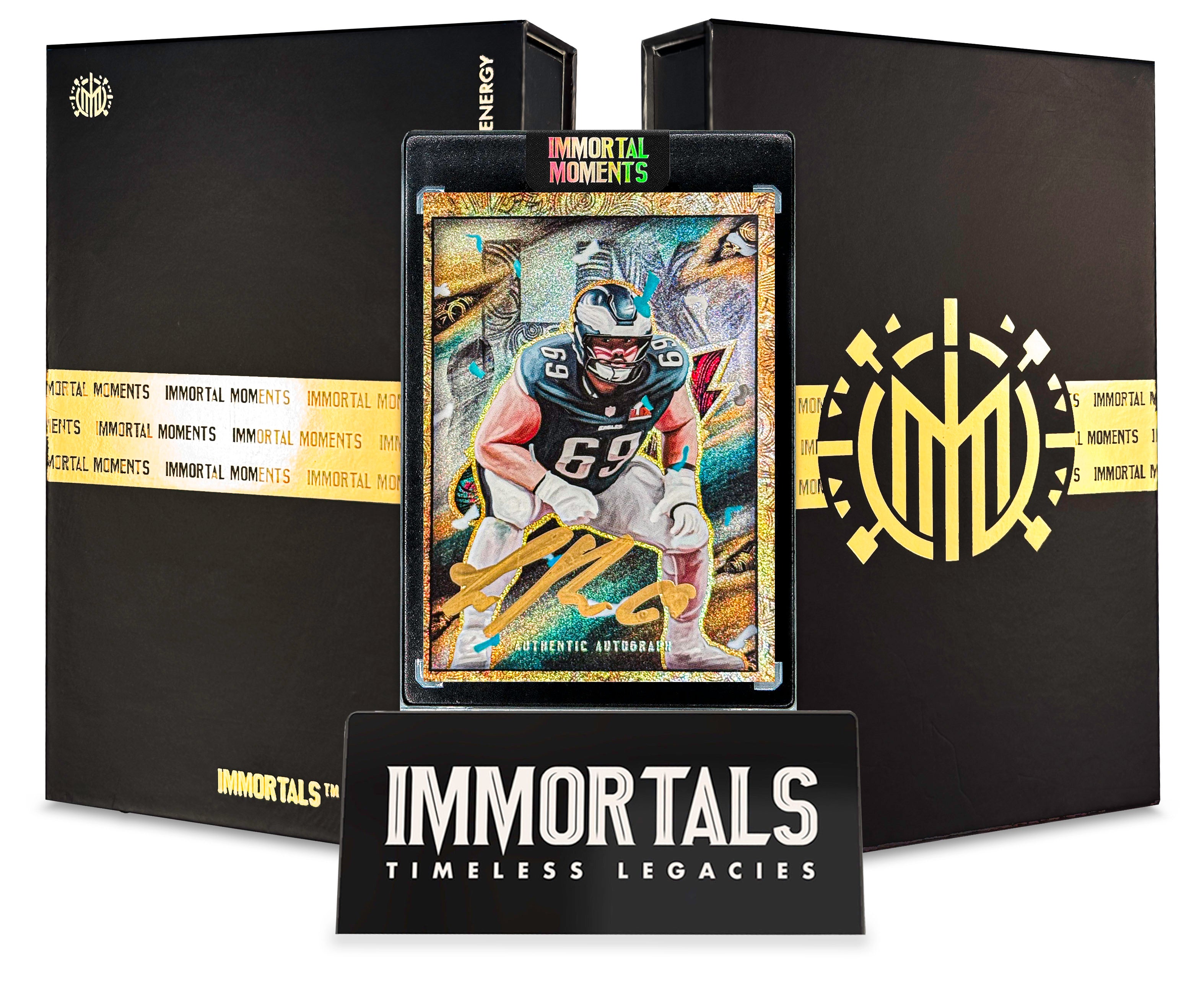 IMMORTAL MOMENTS™ LANDON DICKERSON "BIG COUNTRY" LIX CHAMPIONS SET