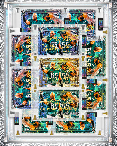 IMMORTAL MOMENTS™ LANE JOHNSON X BRANDON GRAHAM "BUILT TO LAST" LII CHAMPIONS SET