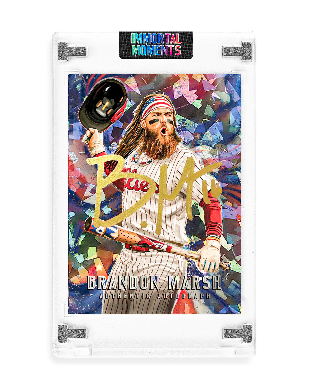 IMMORTAL MOMENTS™ BRANDON MARSH "FEAR THE BEARD" COLLECTIBLE