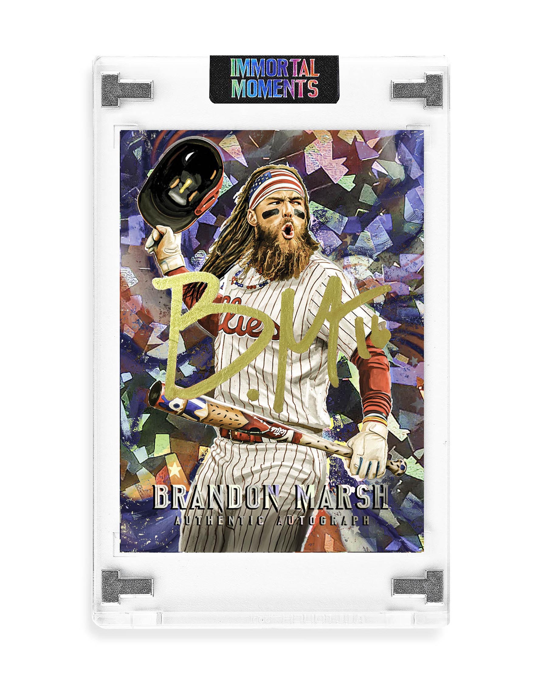 IMMORTAL MOMENTS™ BRANDON MARSH "FEAR THE BEARD" COLLECTIBLE