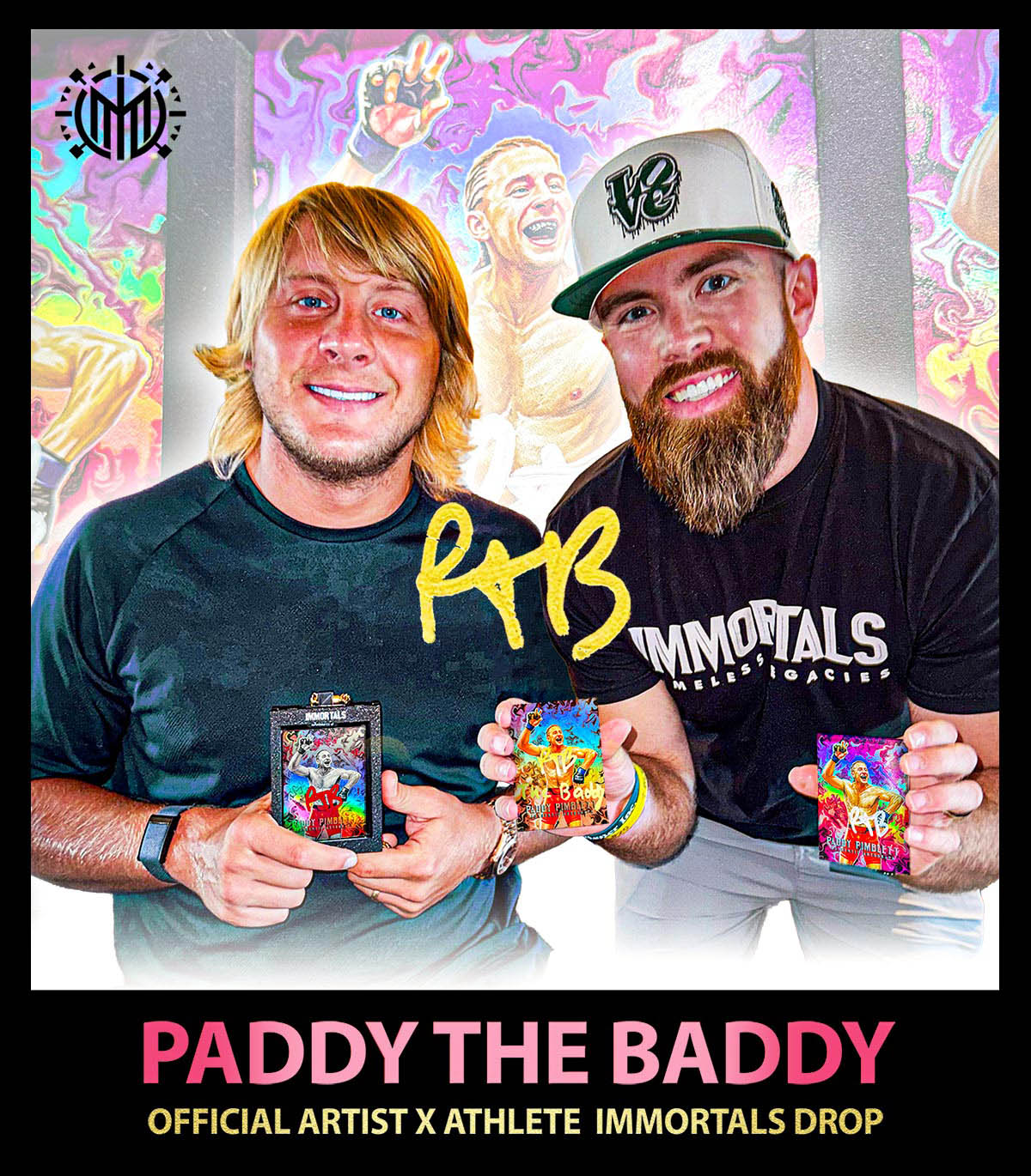 IMMORTAL MOMENTS™ Paddy Pimblett "THE BADDY" Autograph Collectible