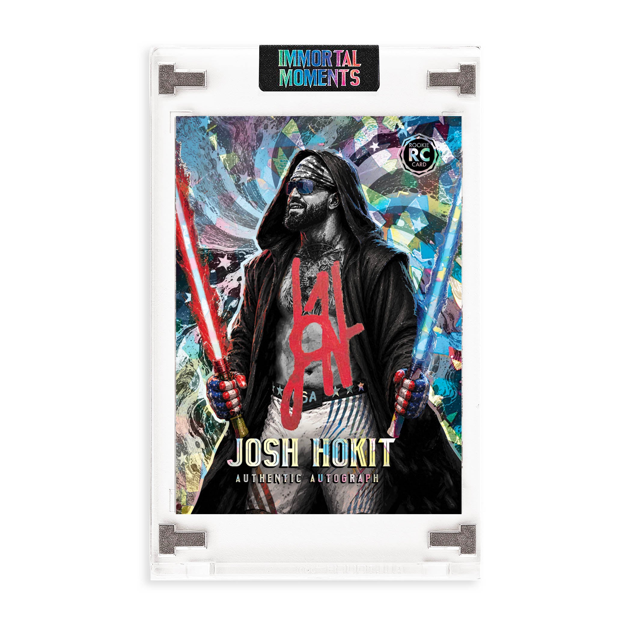 IMMORTAL MOMENTS™ "Stars & Strikes" Josh Hokit Autograph Collectible