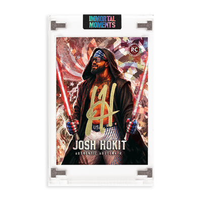 IMMORTAL MOMENTS™ "Stars & Strikes" Josh Hokit Autograph Collectible