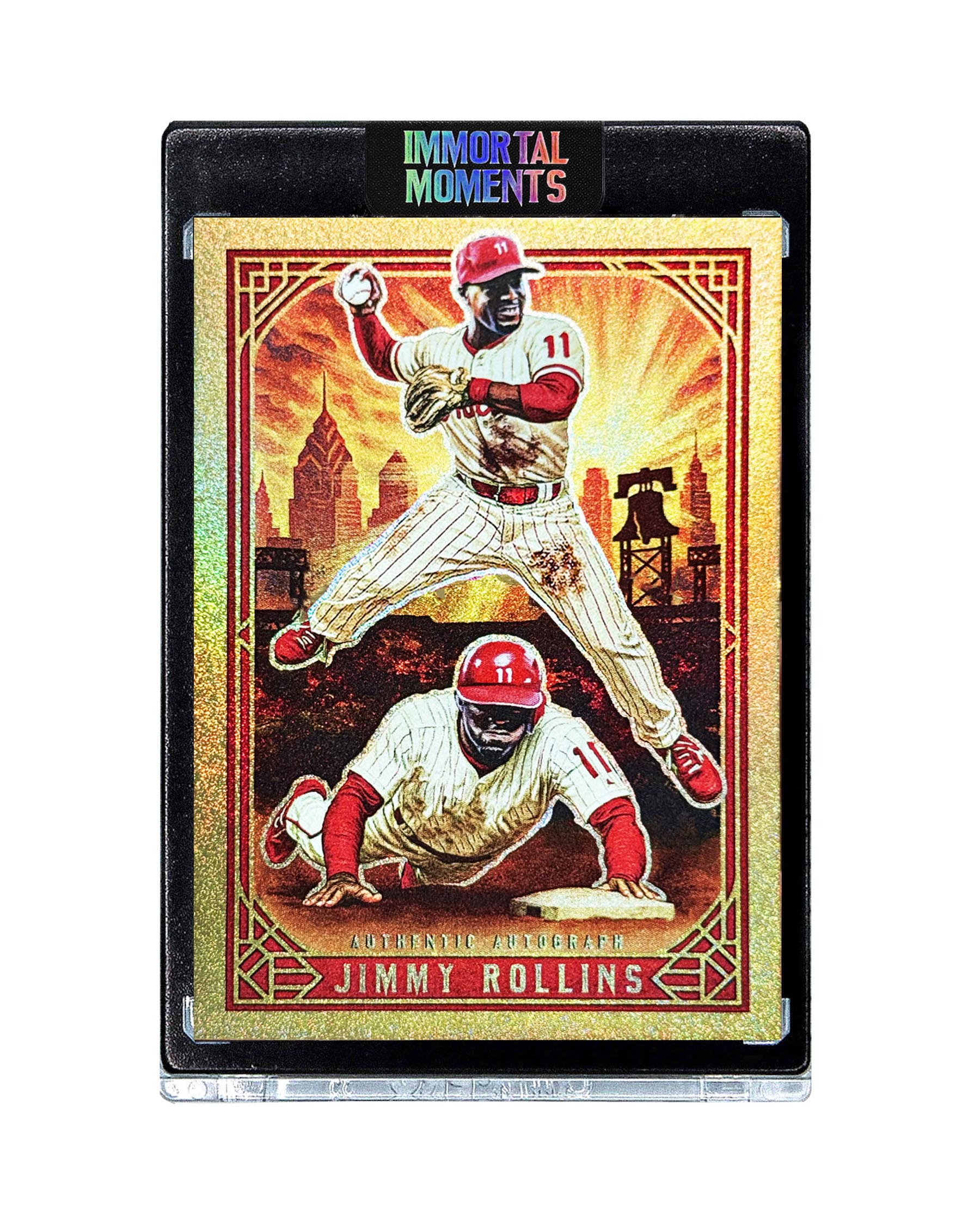 IMMORTAL MOMENTS™ JIMMY ROLLINS "GOLDEN GLOVE" COLLECTIBLE
