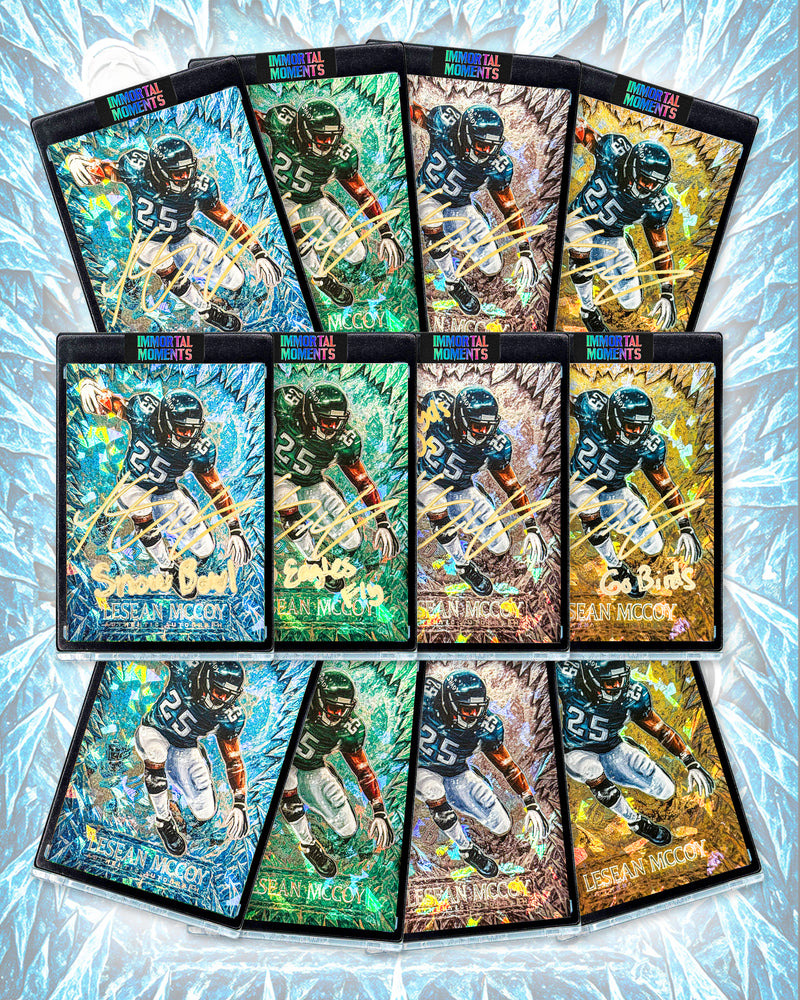 IMMORTAL MOMENTS™ LeSean McCoy "Snow Bowl" Collectible