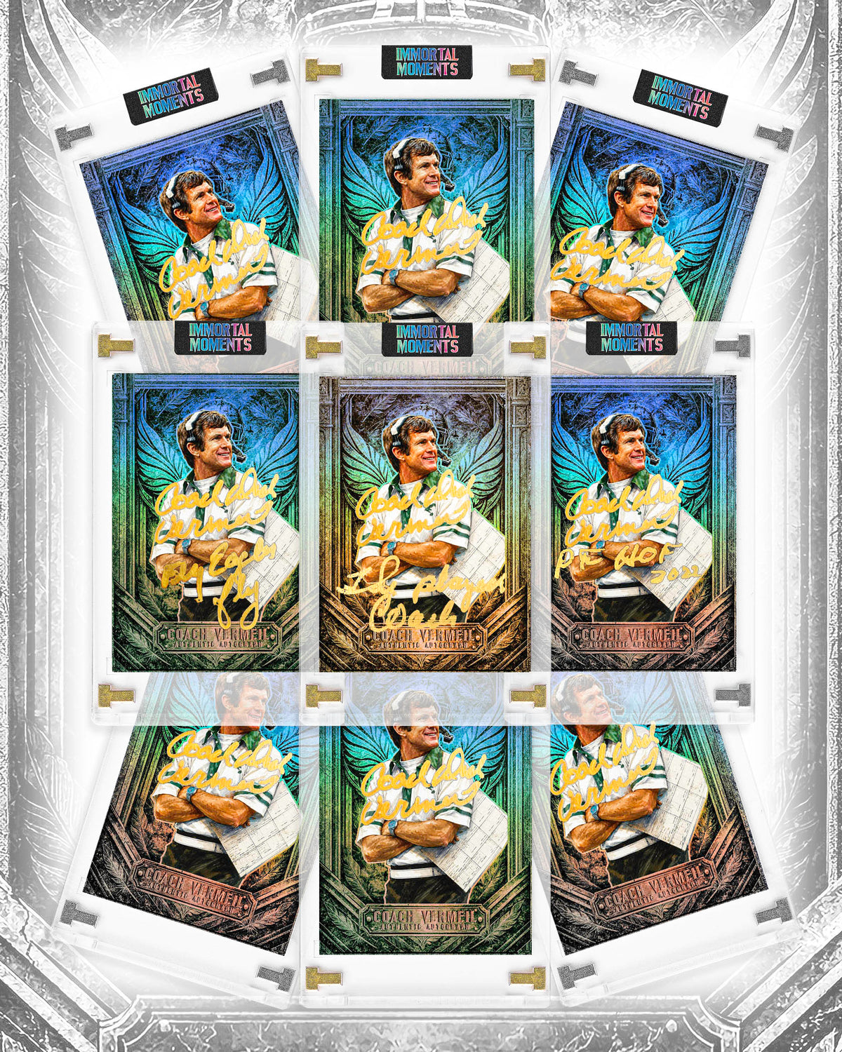 IMMORTAL MOMENTS™ DICK VERMEIL "THE PLAYERS COACH" PHILLY PHAME SET