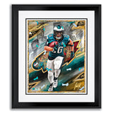 Saquon Barkley LIX Champion Artist X Athlete Dual Autograph - Pre Order Opportunity