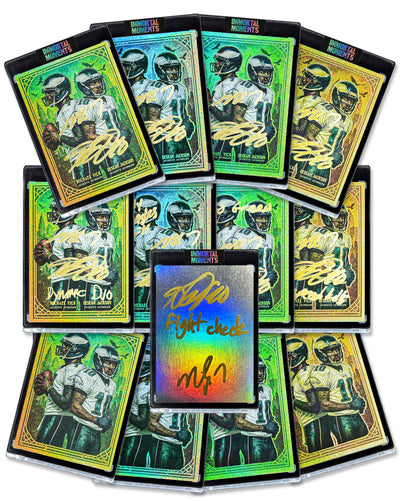 IMMORTAL MOMENTS™ MIKE VICK & DJAX "FLIGHT CHECK" COLLECTIBLE