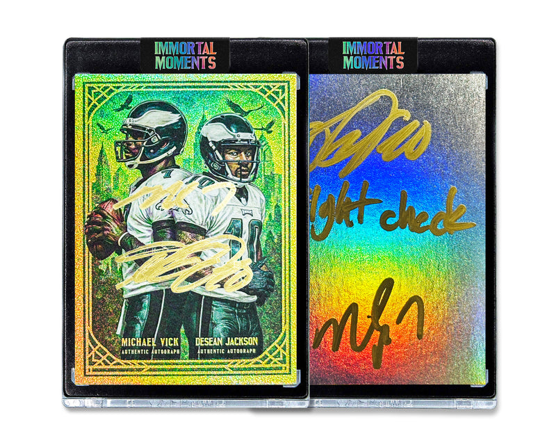 IMMORTAL MOMENTS™ MIKE VICK & DJAX "FLIGHT CHECK" COLLECTIBLE