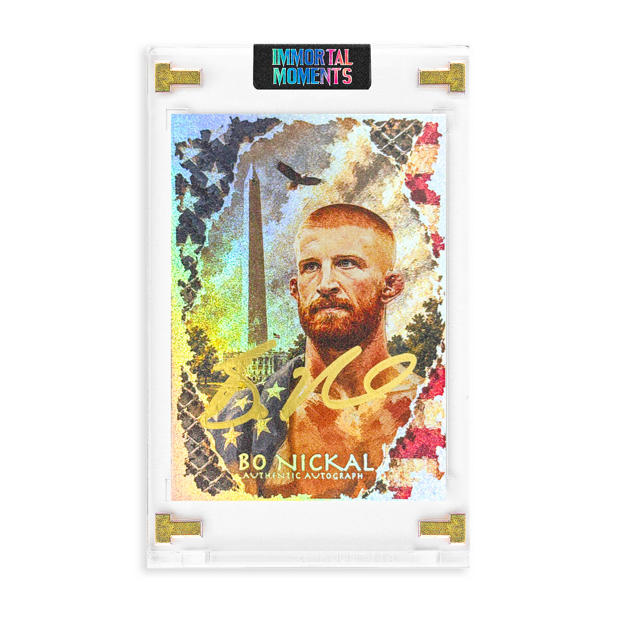 IMMORTAL MOMENTS™ "Presidential" Bo Nickal Autograph Collectible