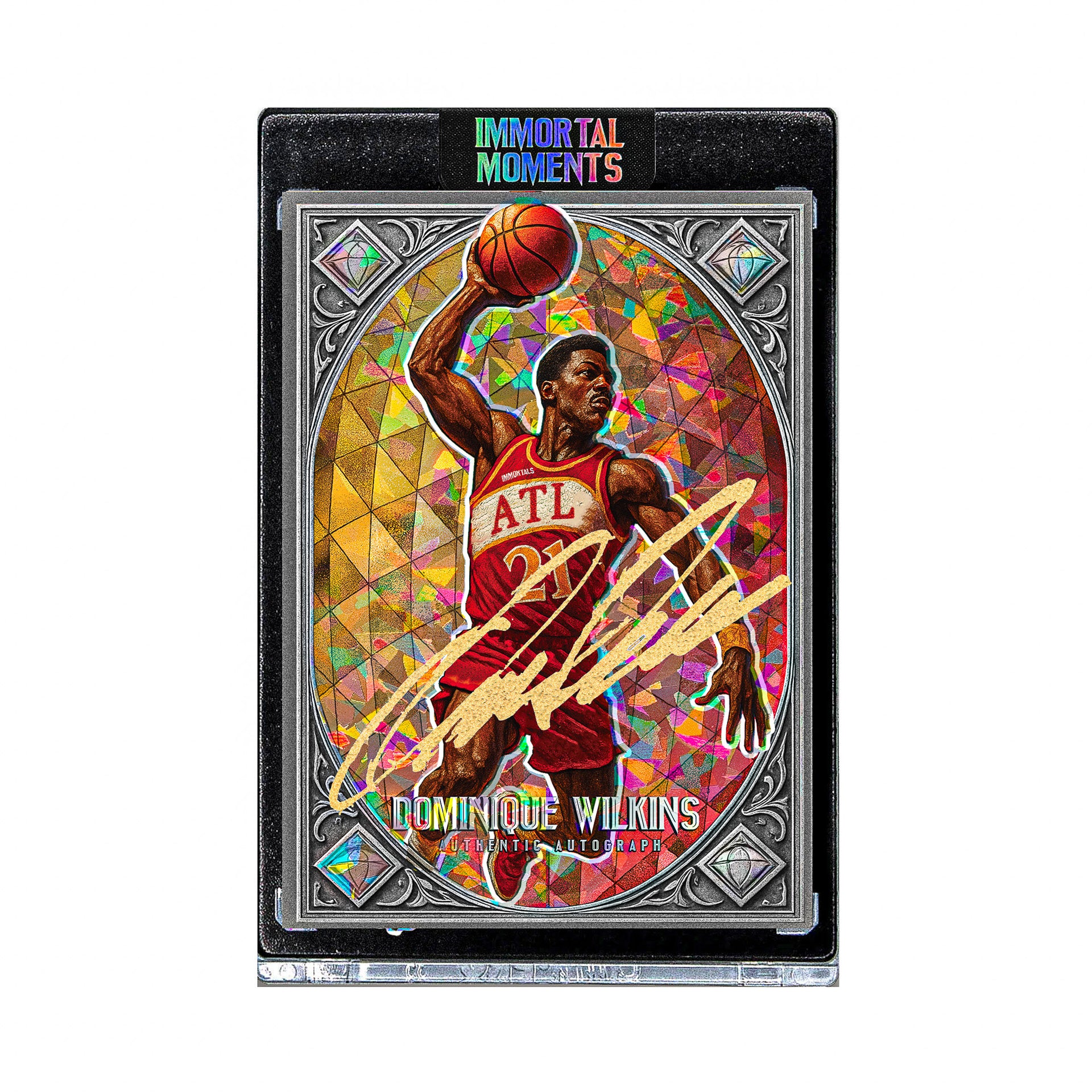 Immortal National Gems Dominique Wilkins Collectible