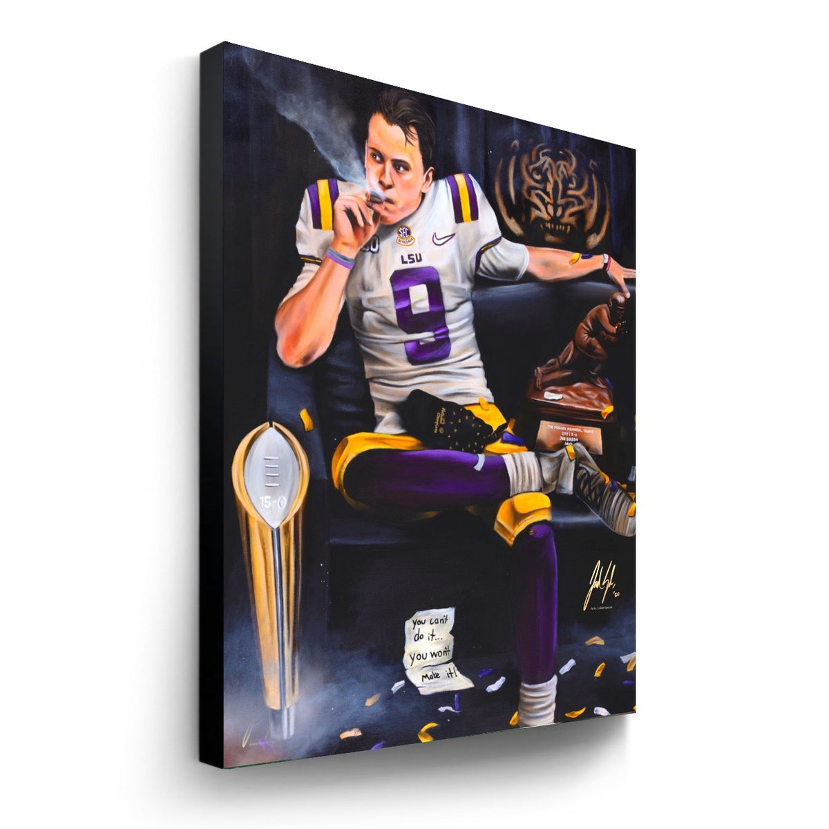 Joe Burrow “Burreaux” - Spector Sports Art -