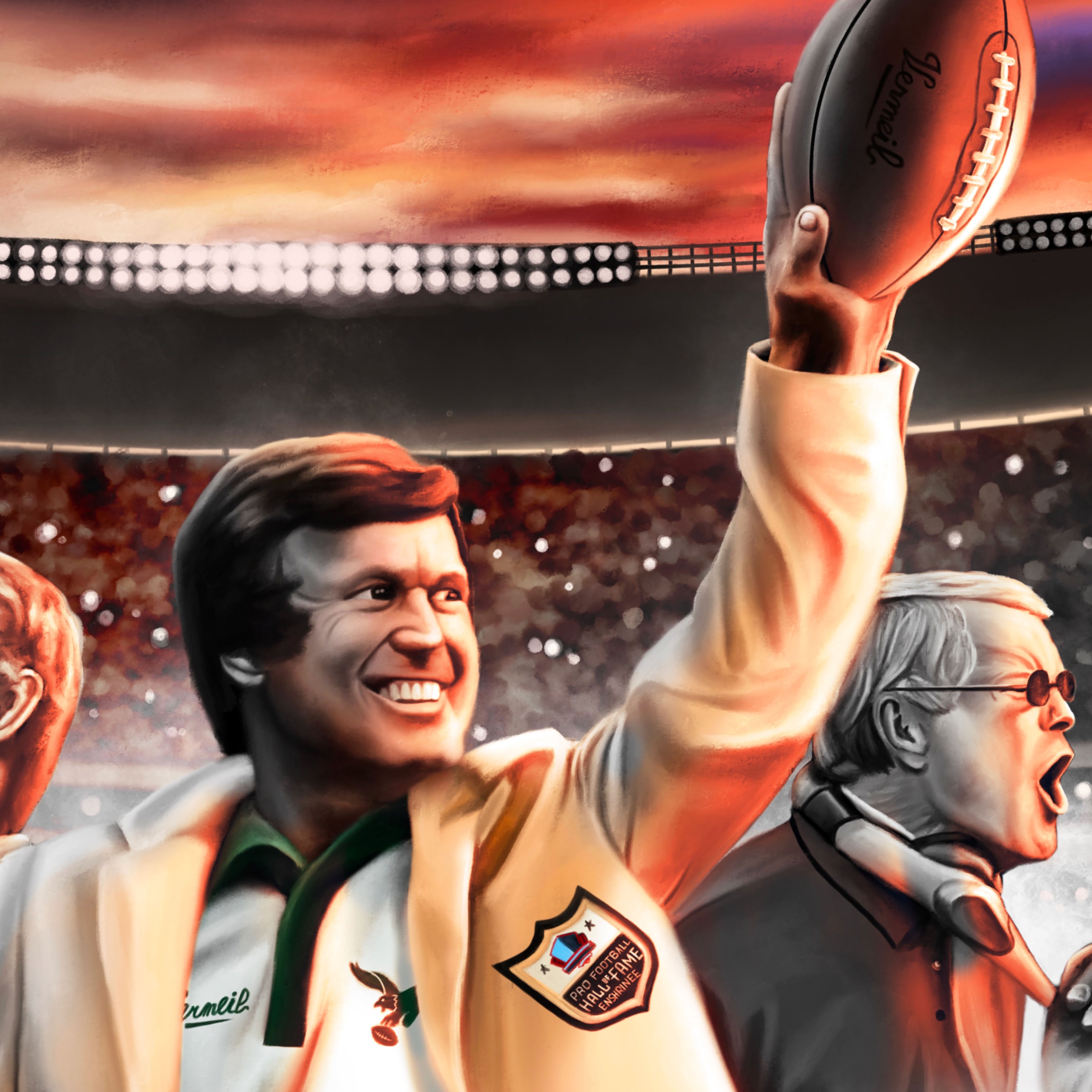 Dick Vermeil “The Players Coach” - Spector Sports Art -