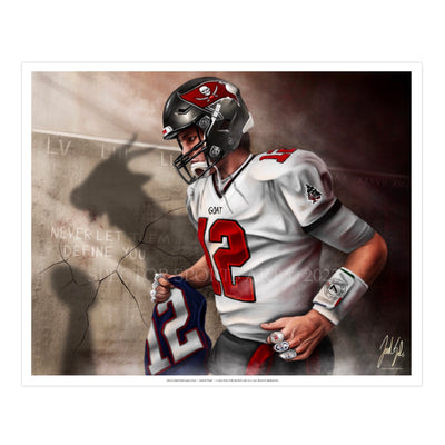 Tom Brady “GOAT” - Spector Sports Art -