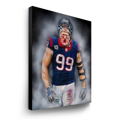 JJ Watt "Houston Strong" - Spector Sports Art -