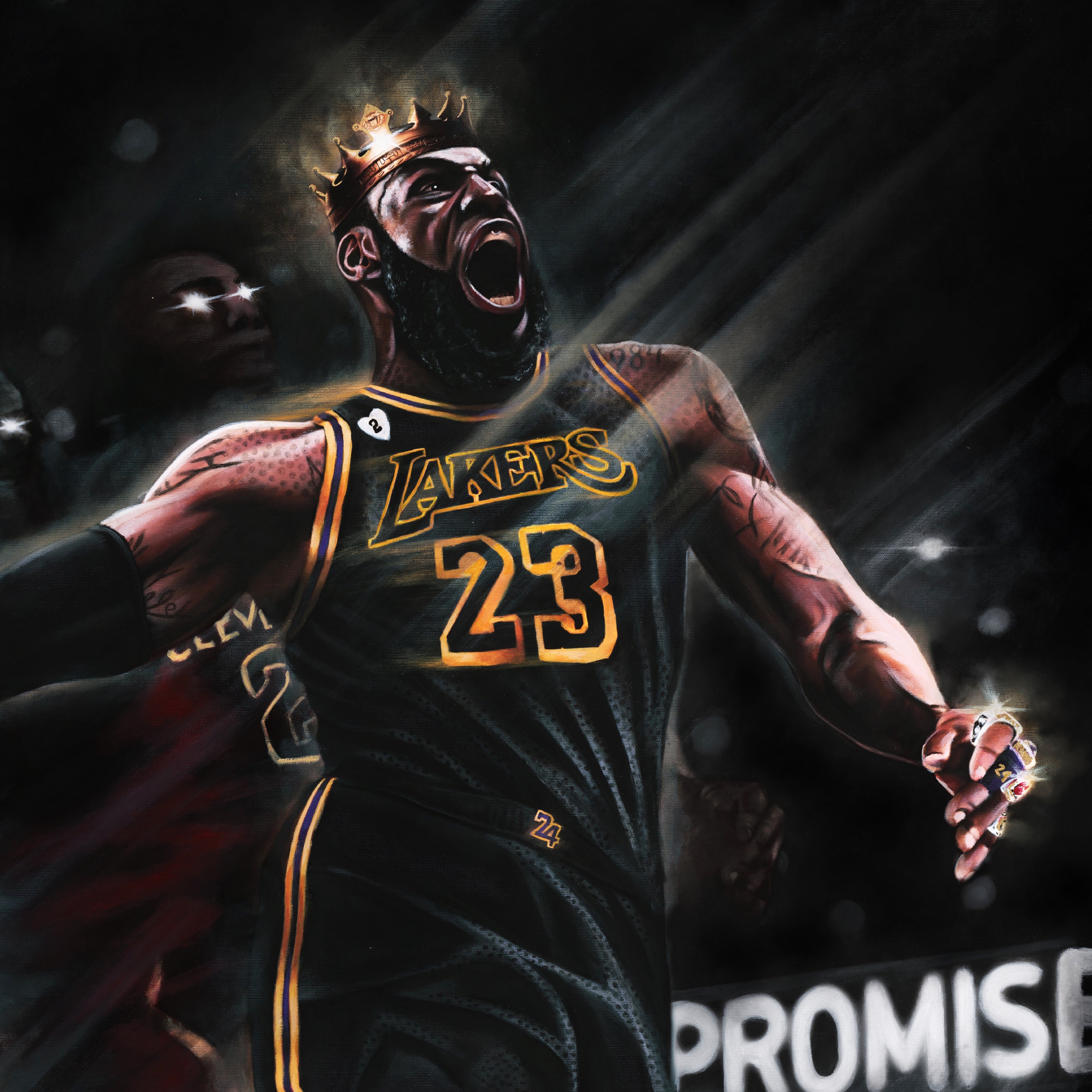 King James “King Me” - Spector Sports Art -