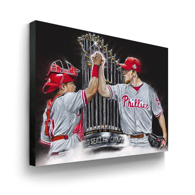 Philadelphia Phillies "Dynamic Duo" - Spector Sports Art -