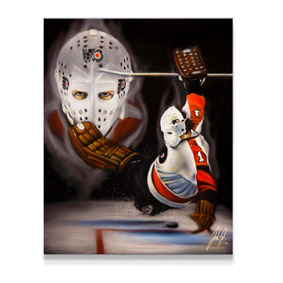 Bernie Parent - Spector Sports Art - 16 X 20 Art Print / Unframed