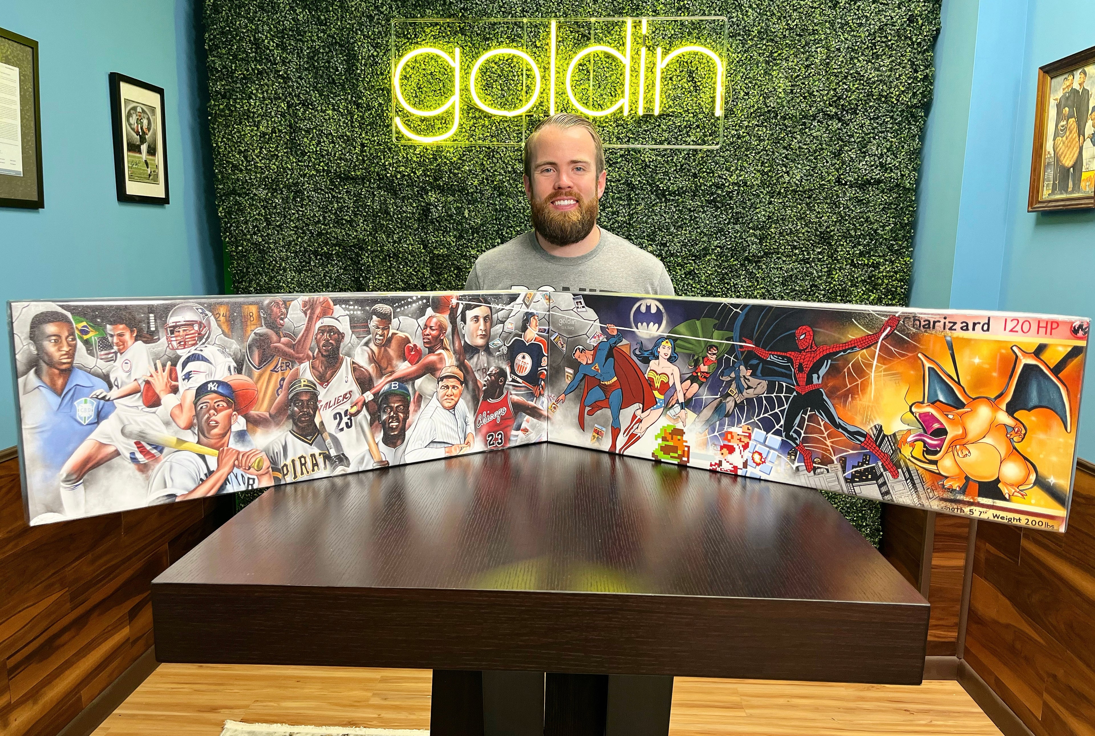 Goldin Mural "LEGENDS ROW" - Spector Sports Art -