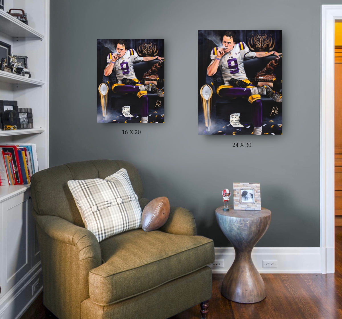 Joe Burrow “Burreaux” - Spector Sports Art -