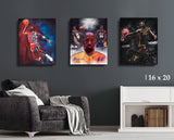 NBA Legends Bundle - Canvas Collection - Spector Sports Art - 16 X 20 Canvas (20% OFF)