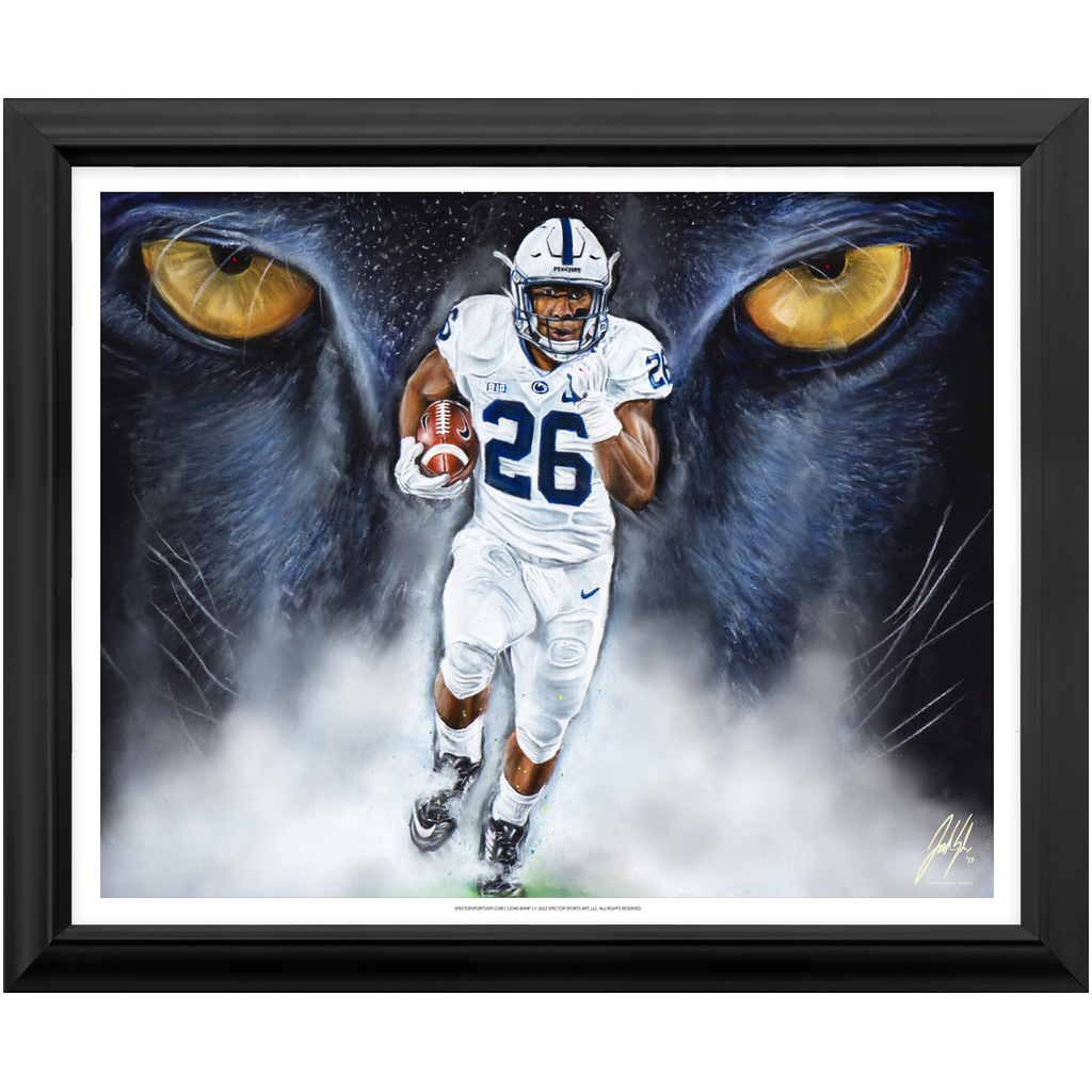 Saquon Barkley 26 Penn State University football player Vintage