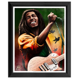 Bob Marley "One Love” - Spector Sports Art - 16 X 20 Art Print / Framed
