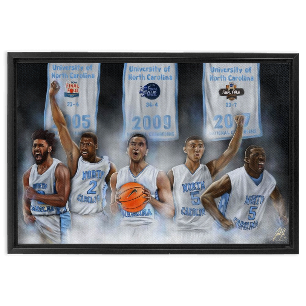 Roy Williams UNC "Point Guard Dynasty" - Spector Sports Art -